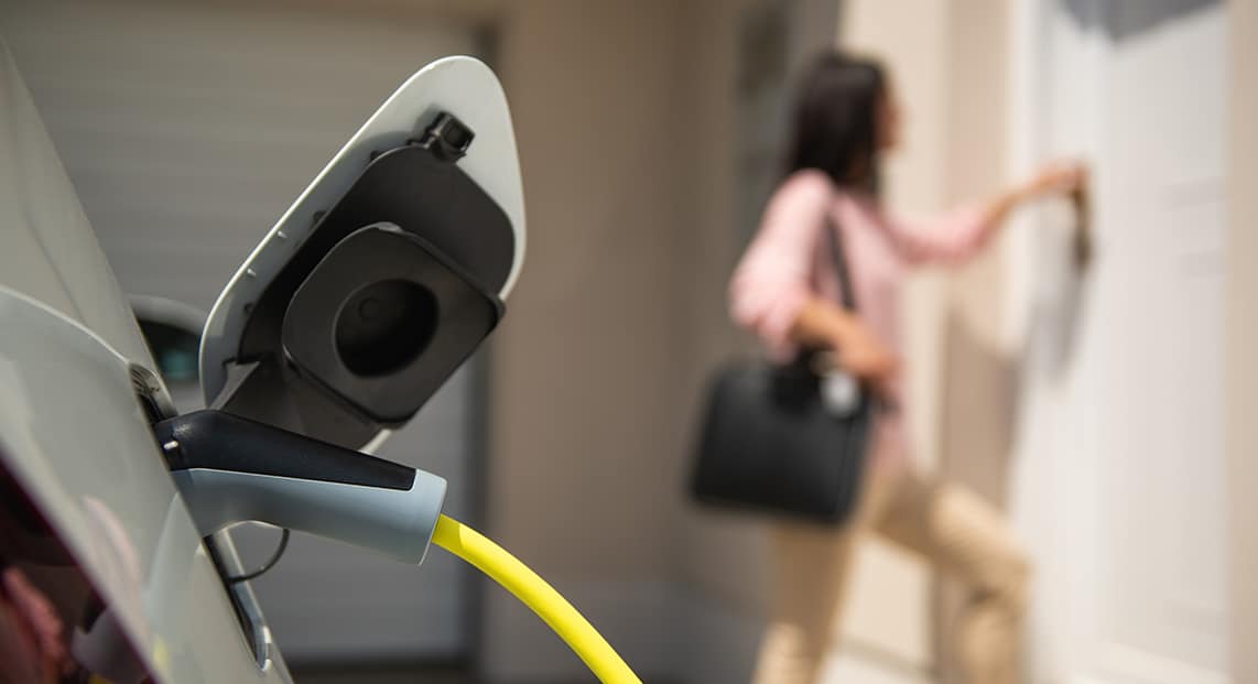 a close up of a charging station
