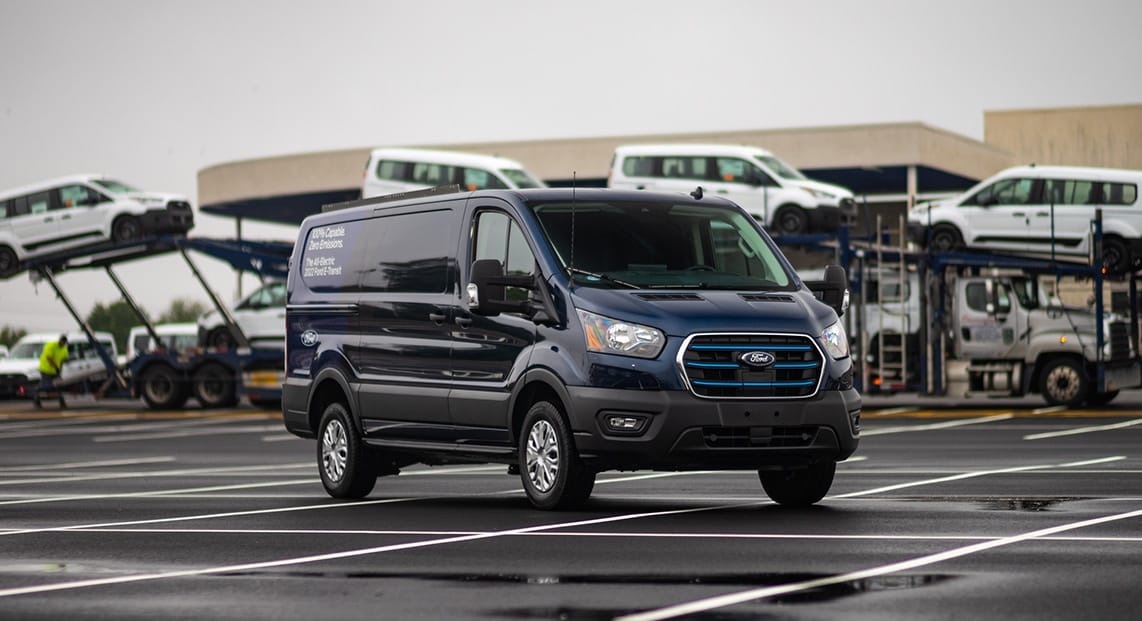 vehicle sustainability and versatility at work team holman upfits a ford e transit