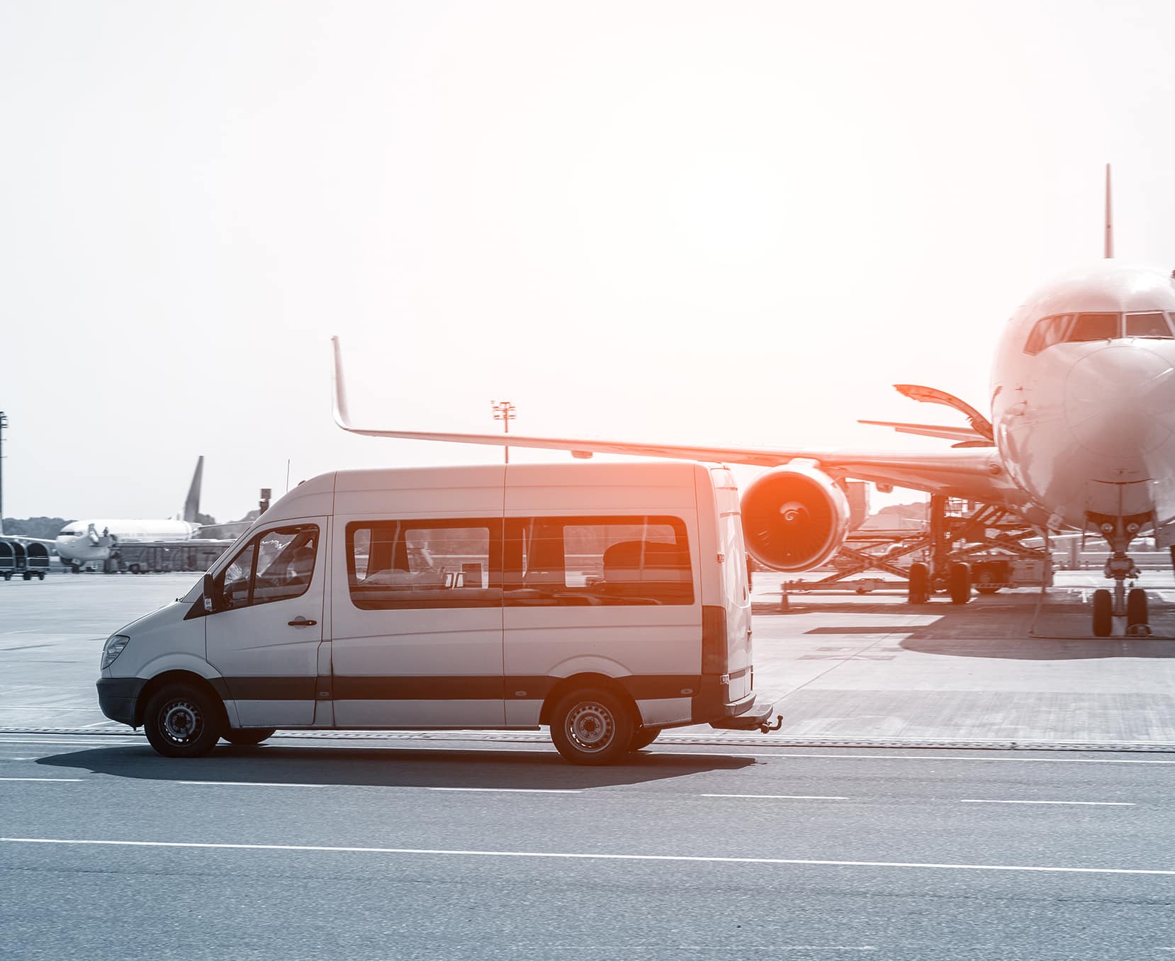 Van in Airport