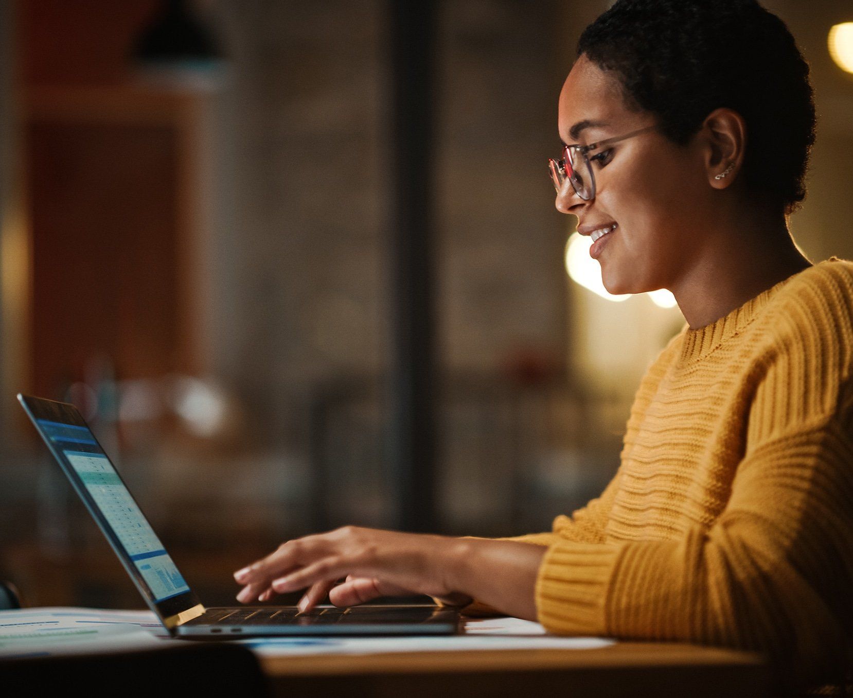 Woman on laptop