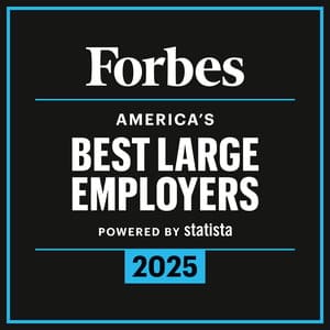 forbes best large employer 2025 award logo
