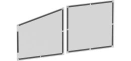 Partition - Poly-Carbonate Panels to Cover Perforations (Use with 40640)