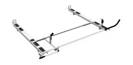 Clamp & Lock HD Aluminum Ladder Rack Kit - Double - 6.5' Most Commercial Caps