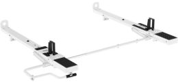 Drop Down HD Aluminum Ladder Rack Kit - Double - 5.5' Most Commercial Caps