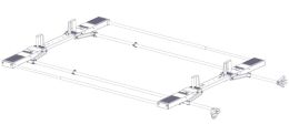 Drop Down HD Aluminum Ladder Rack Kit - Double - ProMaster