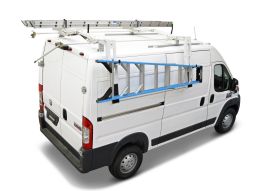 Drop Down Ladder Rack - Mid/High Roof Transit, High Roof NV, ProMaster & Sprinter (Box 1 of 2) (NOT SOLD INDIVIDUALLY)