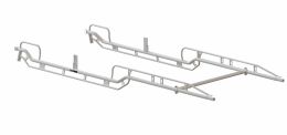 The Pro Rack Side Channels - Forklift Loadable - 8' Bed, Ext Cab - White