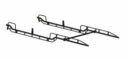 The Pro Rack Side Channels - Forklift Loadable - 9' Bed, Ext Cab/11' Bed, Single Cab