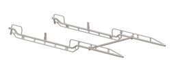 The Pro Rack Side Channels - Forklift Loadable - 9' Bed, Ext Cab/11' Bed, Single Cab - White