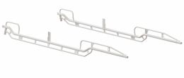 The Pro Rack Side Channels - Forklift Loadable - 9' Bed, Single Cab - White