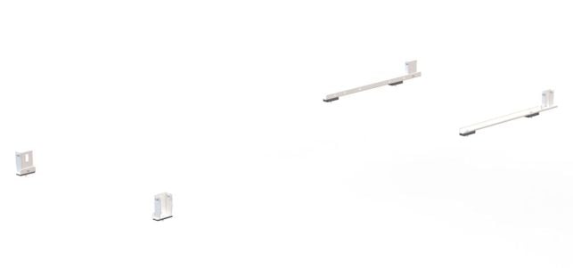 Drop Down Ladder Rack Kit - Double - Transit MR