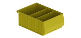 Small Parts Shelf Bin - 10" W Plastic