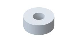 Plastic Floor Spacers 1" Dia x 3/8" Tk. (Box of 200)