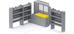 Heavy Duty Drawers Van Package - ProMaster Standard Roof 118 WB