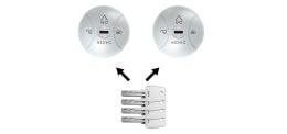 SATURN GO Daken Lock (Gray, 2 pcs, 4 keys)