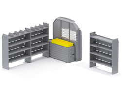 Heavy Duty Drawers Van Package - Transit High Roof 148 WB