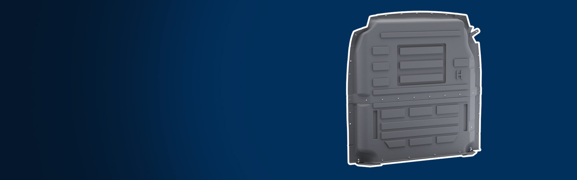 Composite Van Partition: Quiet. Efficient. Durable.