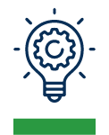 a light bulb with a gear inside